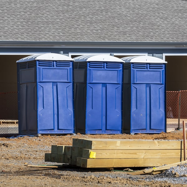 are there any restrictions on where i can place the porta potties during my rental period in Lucas TX